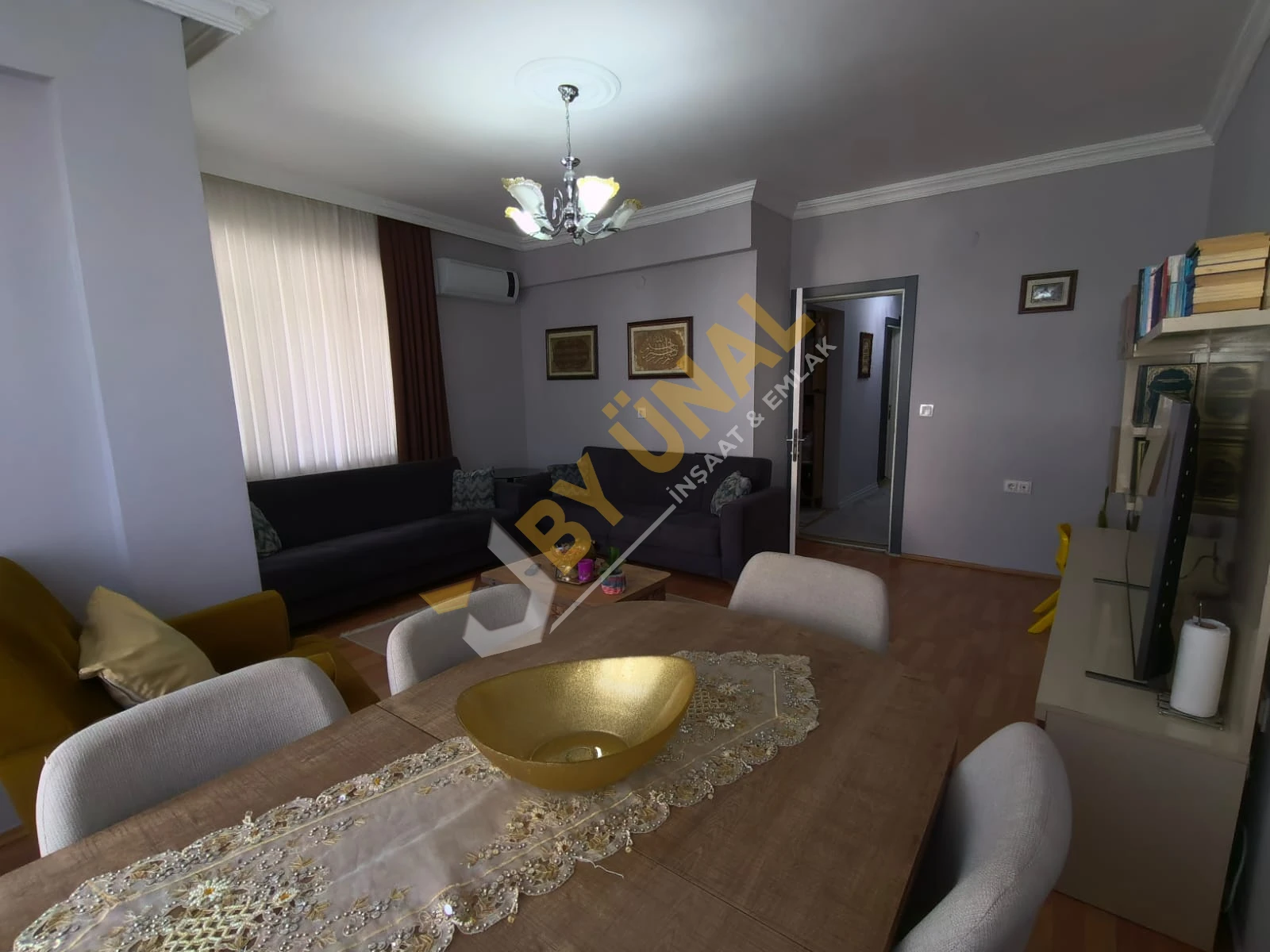 BY ÜNAL'DAN MURATPAŞA ÜÇGEN'DE 3+1 SATILIK BAKIMLI DAİRE